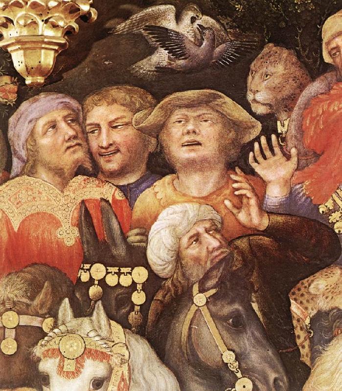 GELDER, Aert de Adoration of the Magi (detail) fhfh oil painting image